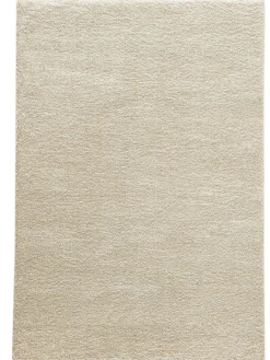 Lounge Hochflor-Teppich, Hellbeige