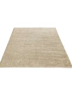 Lounge Hochflor-Teppich, Hellbeige