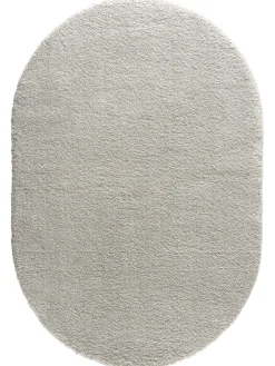 Lounge Hochflor-Teppich, Hellgrau