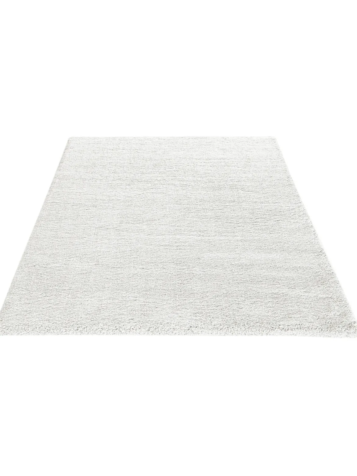 Lounge Hochflor-Teppich, Weiss