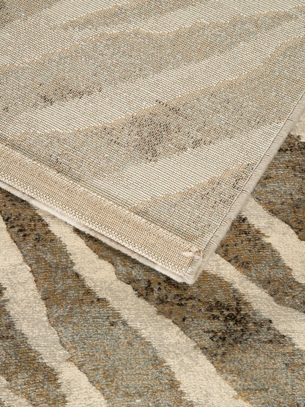 Luena Moderner Teppich, Braun