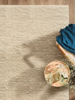 Lunborg Woll-Teppich, Sand