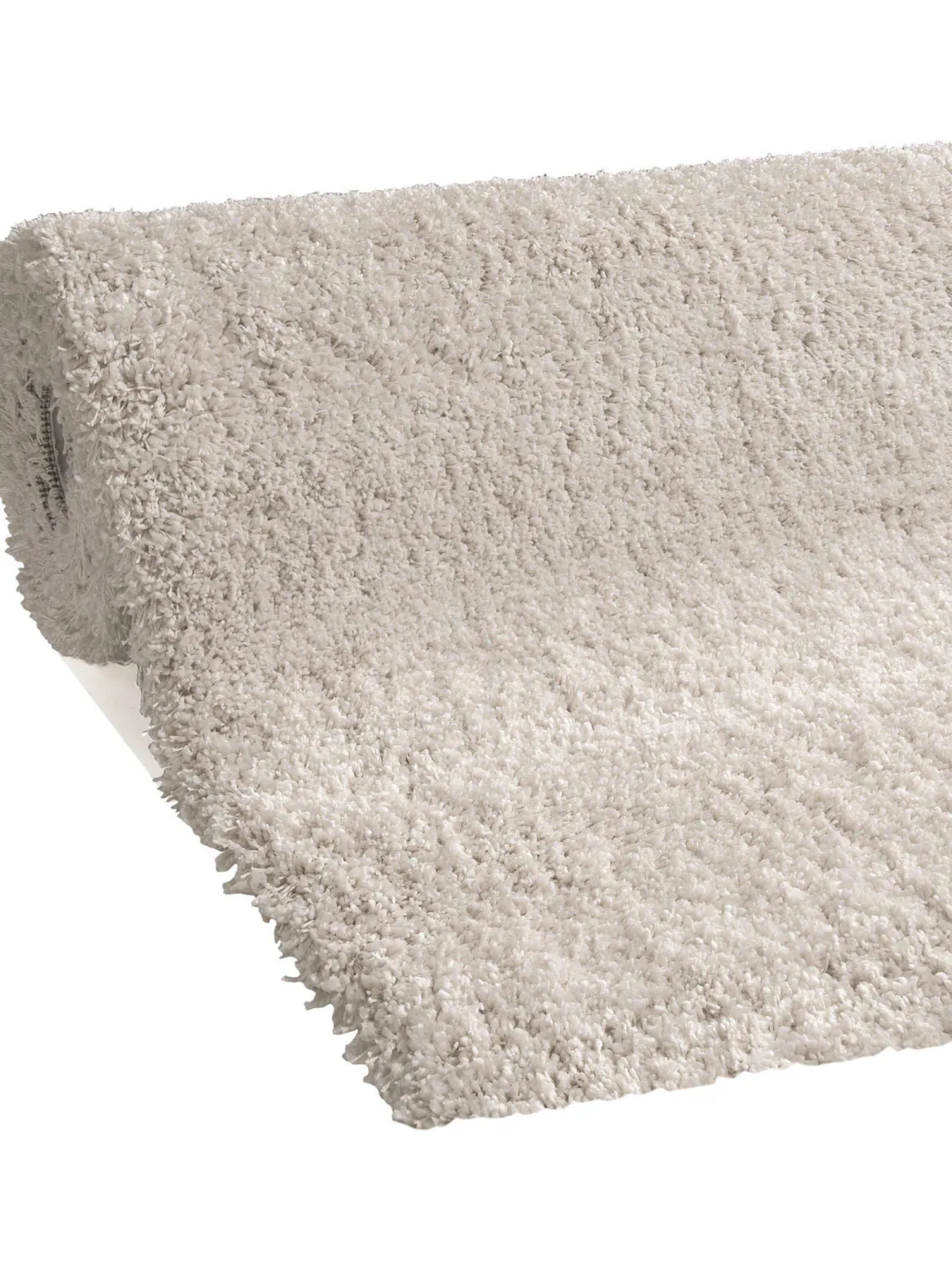 Luxury Shaggy Langflor-Teppichboden, Creme 086