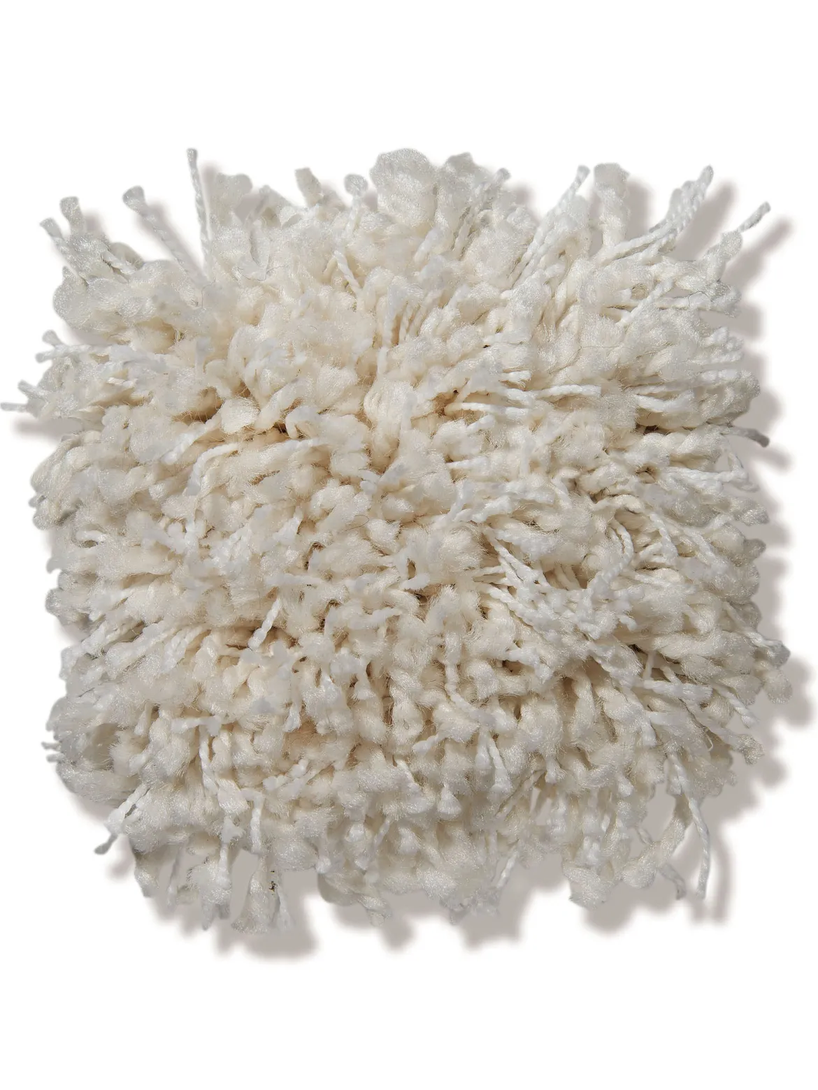 Luxury Shaggy Langflor-Teppichboden, Creme 086
