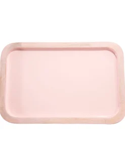 Madeira Deko-Tablett, Rosa