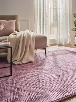 Malmby Woll-Teppich, Purple