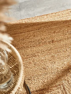Manacor Jute-Teppich, Dunkelbeige