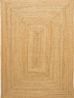 Manacor Jute-Teppich, Dunkelbeige