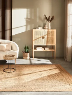 Manacor Jute-Teppich, Dunkelbeige