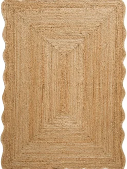 Manacor Jute-Teppich, Dunkelbeige