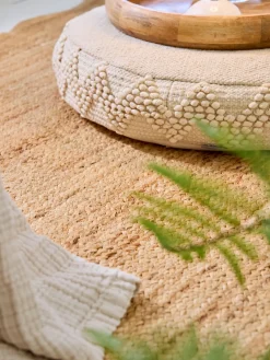 Manacor Jute-Teppich, Dunkelbeige