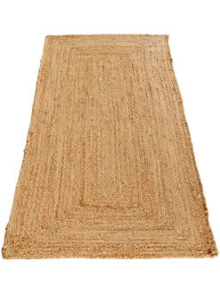 Manacor Jute-Teppich, Dunkelbeige