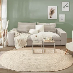 Manacor Jute-Teppich, Hellbeige