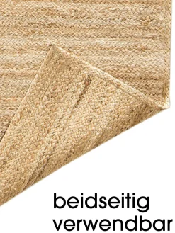 Manacor Jute-Teppich, Hellbeige