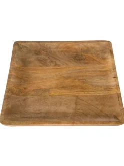 Mango Square Tray Deko-Tablett, Natur