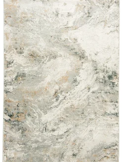 Manticao Vintage-Teppich, Antiksilber