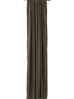 Marilana Vorhang mit Gardinenband, Taupe