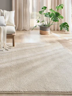 Marten Hochflor-Teppich, Creme