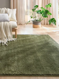 Marten Hochflor-Teppich, Olive
