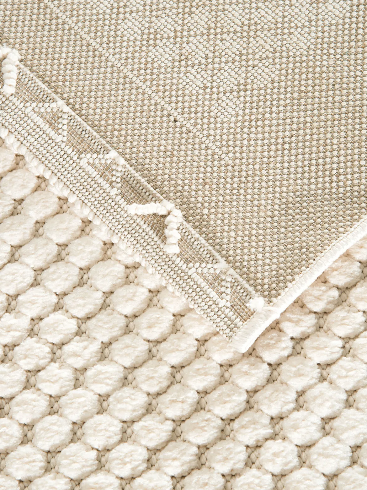 Matala Moderner Teppich, Creme
