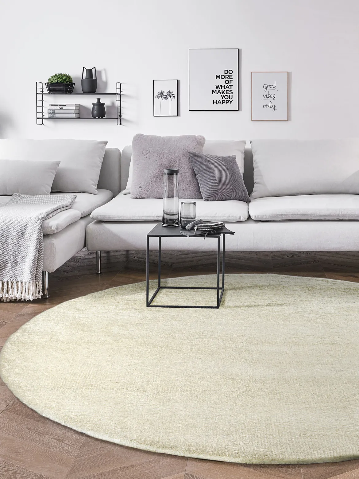 Mavora Woll-Teppich, Ivory