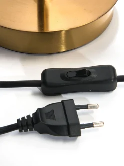 Minimalist Tischleuchte, Gold