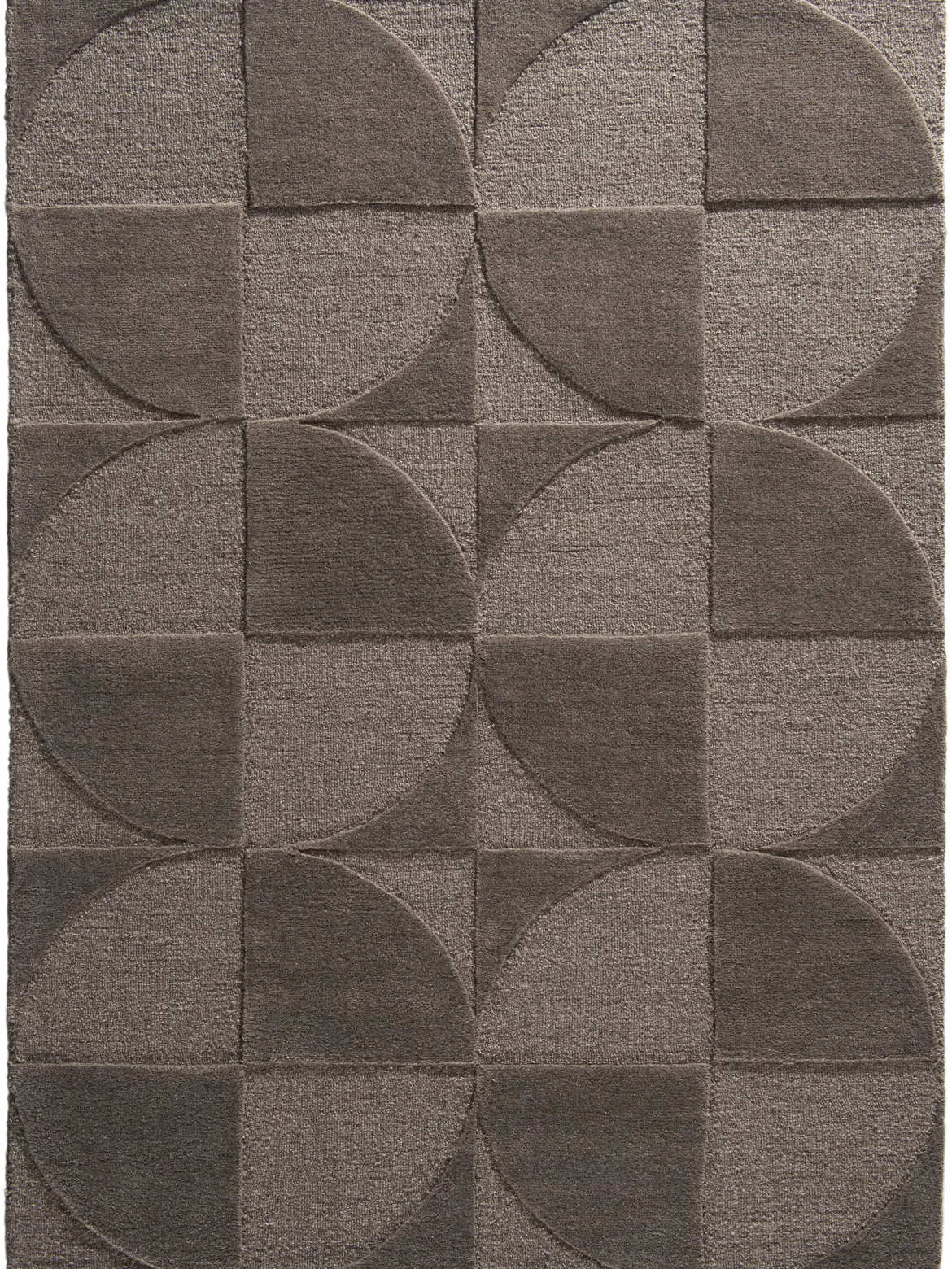 Montioni Woll-Teppich, Dark Brown