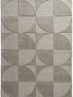 Montioni Woll-Teppich, Grey Natural