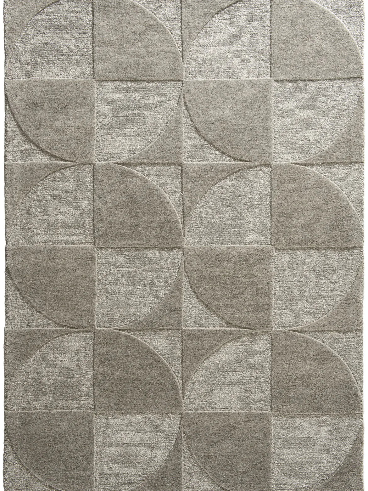 Montioni Woll-Teppich, Grey Natural