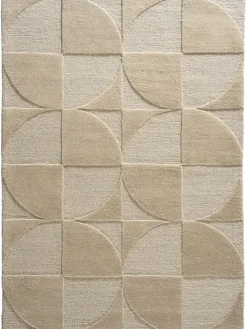 Montioni Woll-Teppich, Taupe