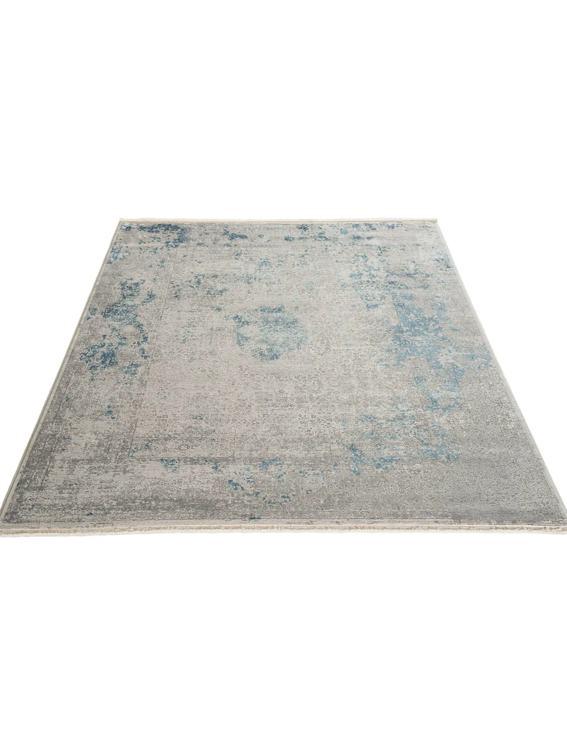 Mytikas Vintage-Teppich, Vintage Blau