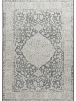 Nafar Vintage-Teppich, Grau/Rose
