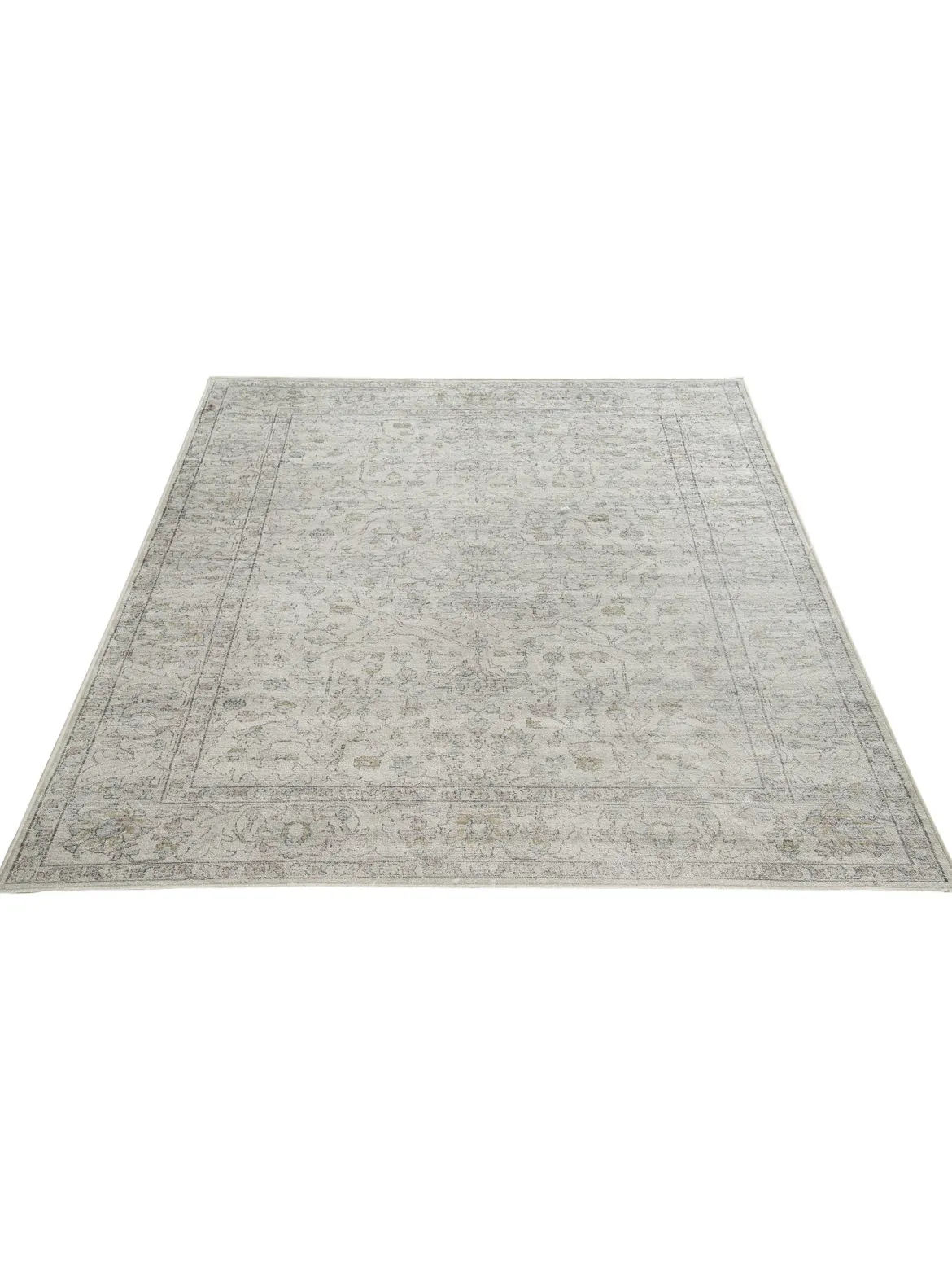 Nafar Vintage-Teppich, Hellblau/rosa