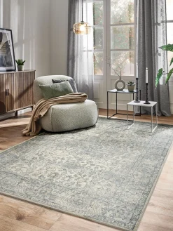 Nafar Vintage-Teppich, Vintage Blau