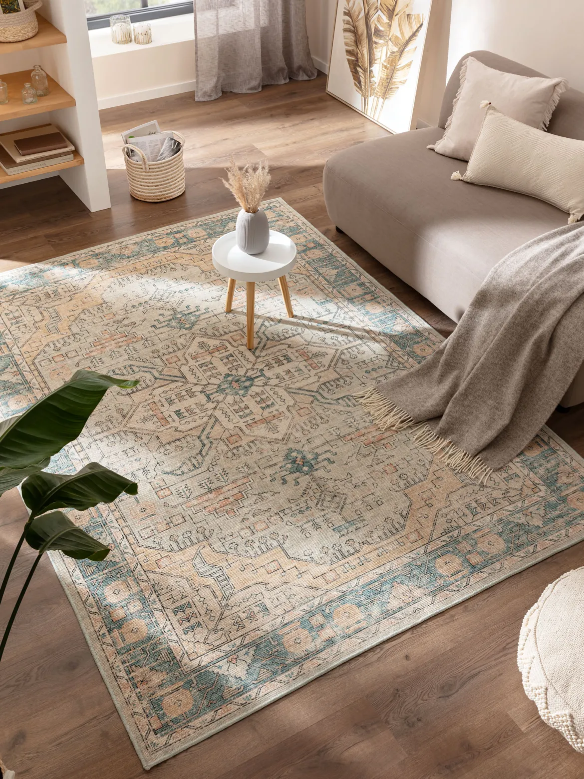 Naliya Vintage-Teppich, Iced Green