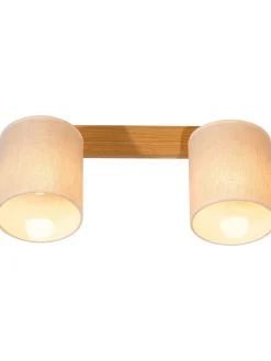 Natural Fibre Deckenleuchte, Beige