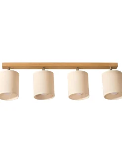 Natural Fibre Deckenleuchte, Beige