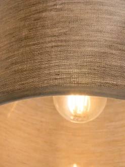 Natural Fibre Hängeleuchte, Beige