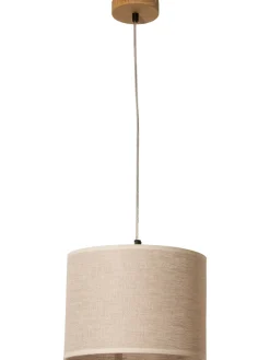 Natural Fibre Hängeleuchte, Beige
