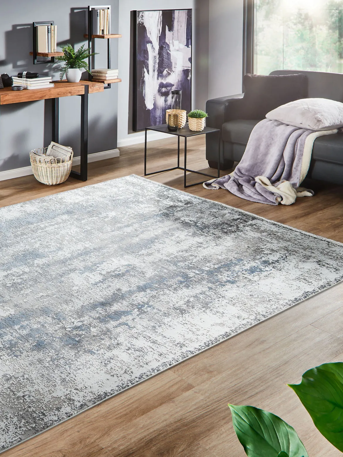 New Romance Vintage-Teppich, Aqua
