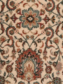 New Smaragd Orient-Teppich, Creme