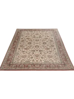 New Smaragd Orient-Teppich, Creme