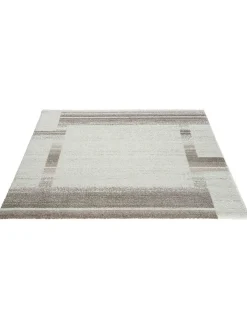 Night Life Moderner Teppich, Creme