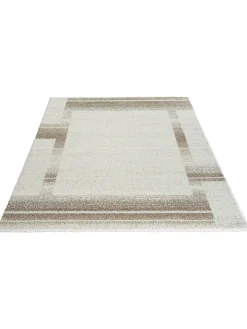 Night Life Moderner Teppich, Creme