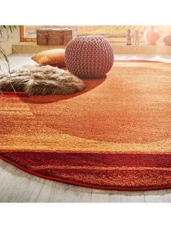 Night Life Moderner Teppich, Orange