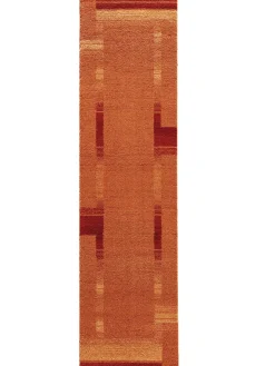 Night Life Moderner Teppich, Orange
