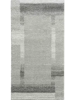 Night Life Moderner Teppich, Silber