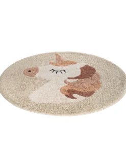 Nilla Einhorn Kinder-Teppich, Beige