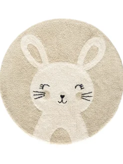 Nilla Hase Kinder-Teppich, Beige