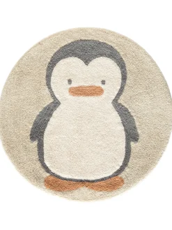 Nilla Pinguin Kinder-Teppich, Beige